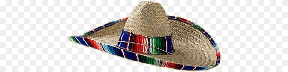 Sombrero Hat Freetoedit Sombrero With Serape Band, Clothing Free Transparent Png