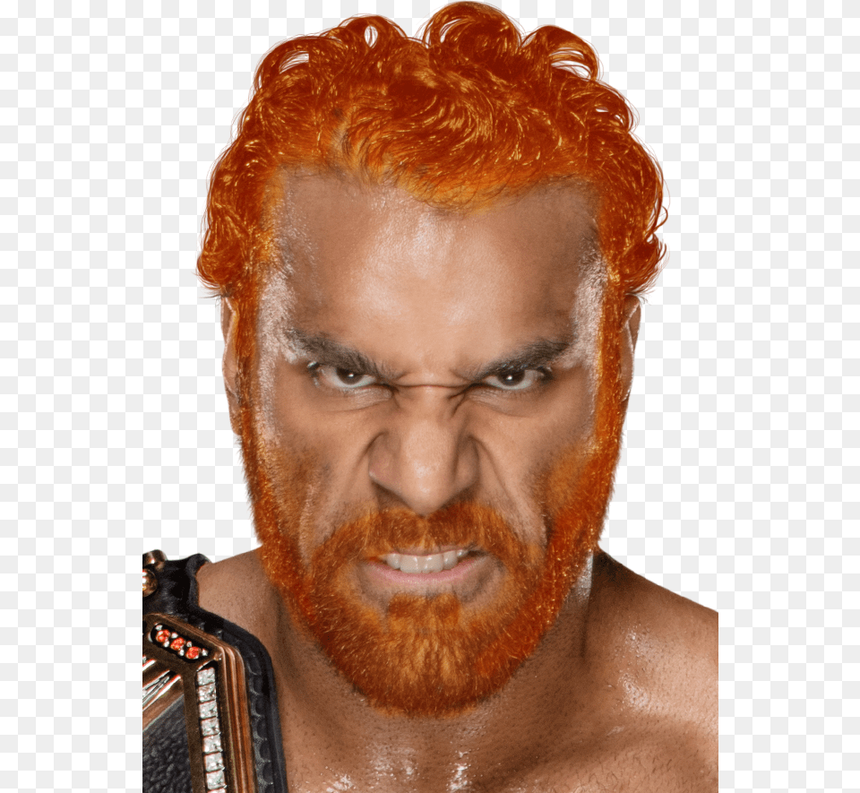 Some Bloke Has Made A Mock Up Of What Jinder Mahal Poster, Adult, Beard, Face, Head Free Png