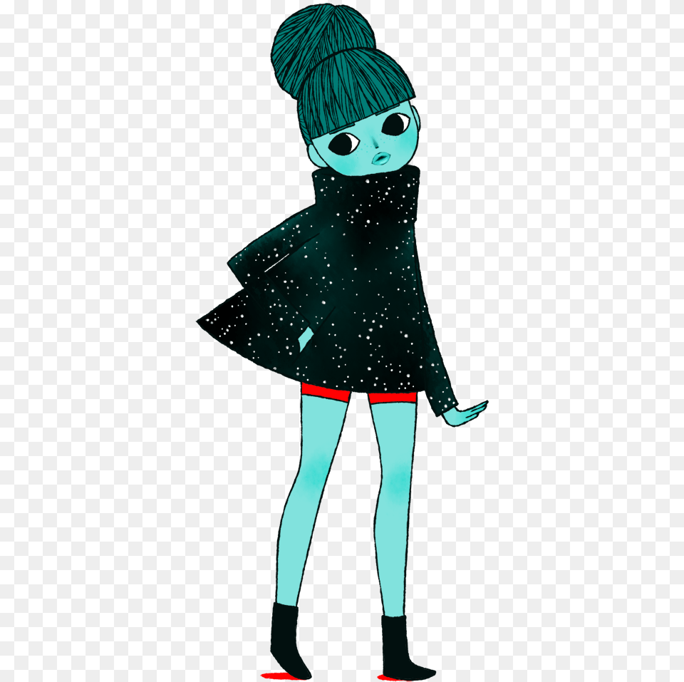 Some Fashionable Cool Girlscentaursaliens Whatever Illustration, Book, Comics, Publication, Person Free Png