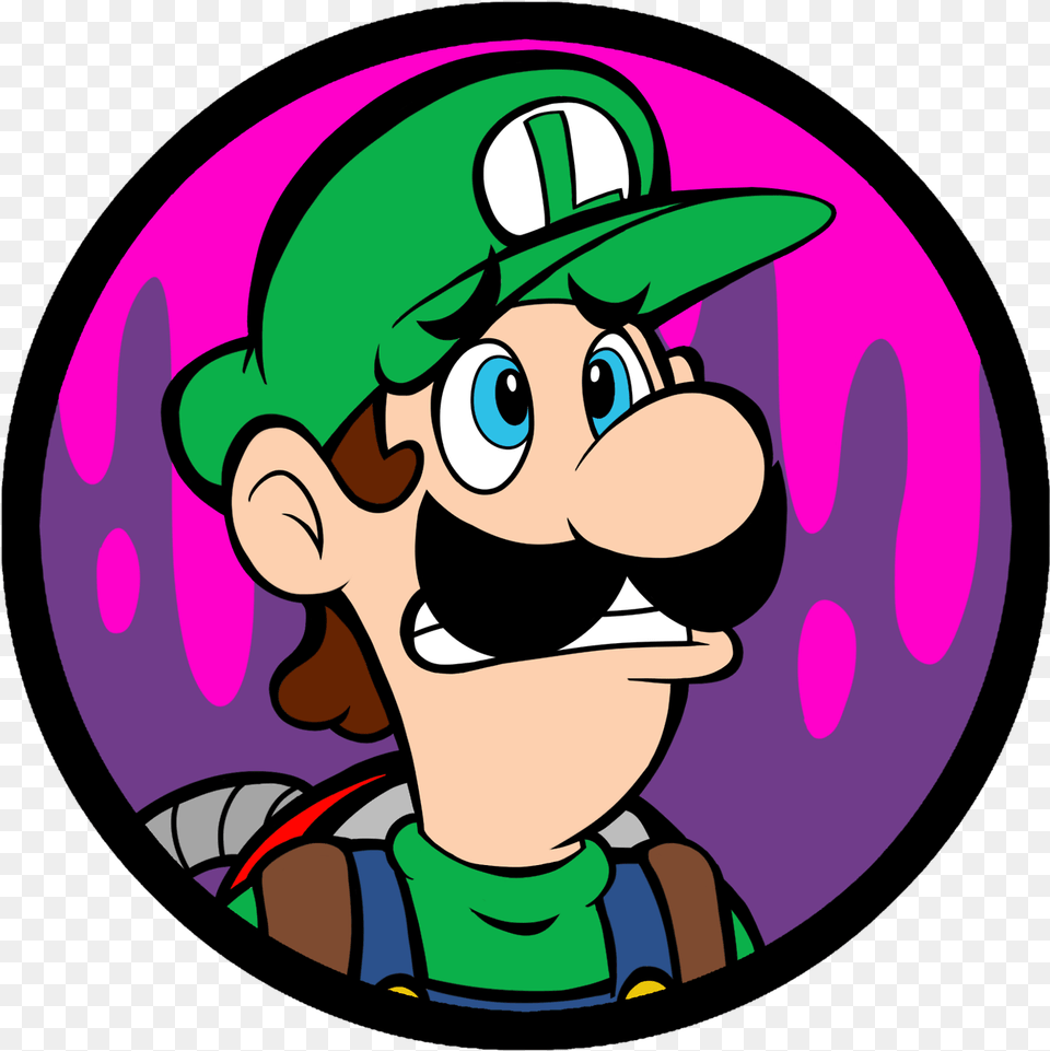 Some Luigis Mansion Icon Attempted In The Artstyle Luigi39s Mansion Luigi Icon, Baby, Person, Face, Head Free Png