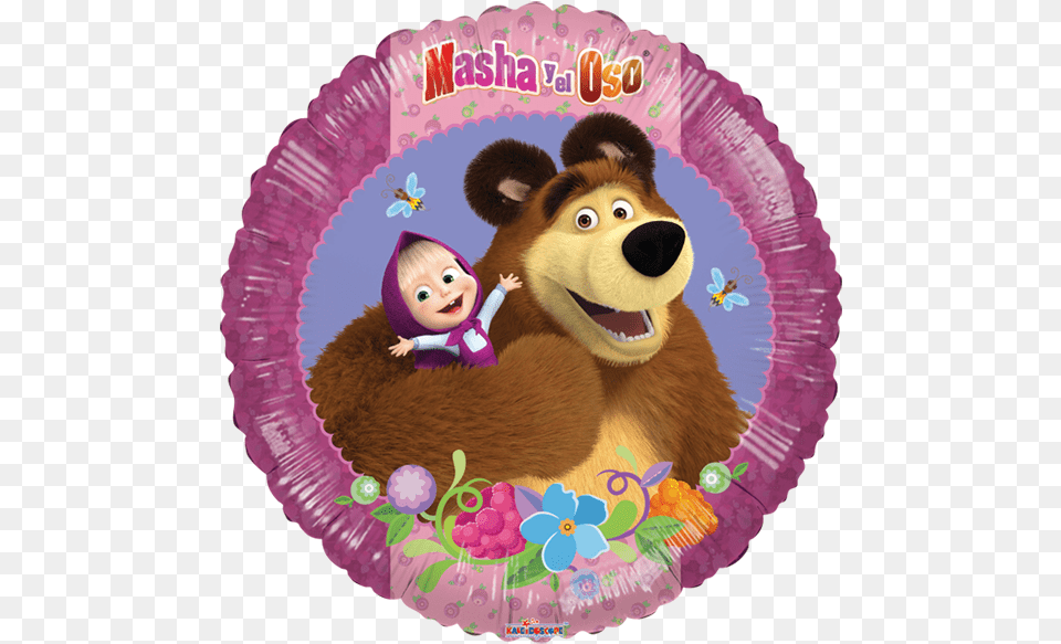 Some Masha And The Bear, Birthday Cake, Cake, Cream, Dessert Png