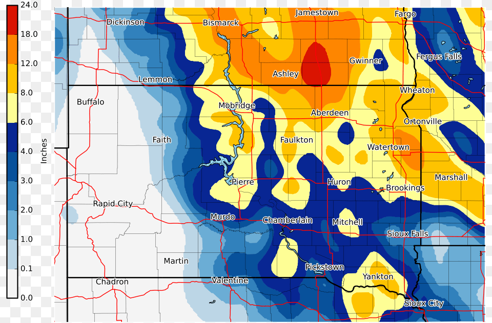 Some Of These Snowfall Amounts Rival Historic 24 Hour Atlas, Chart, Plot, Map, Diagram Free Transparent Png