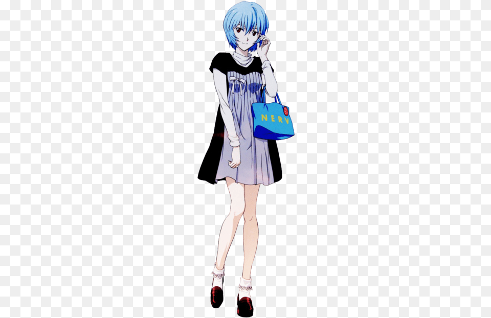 Some Of These Were Edited By Me Some Were Rei Ayanami No Background, Accessories, Publication, Handbag, Comics Png Image