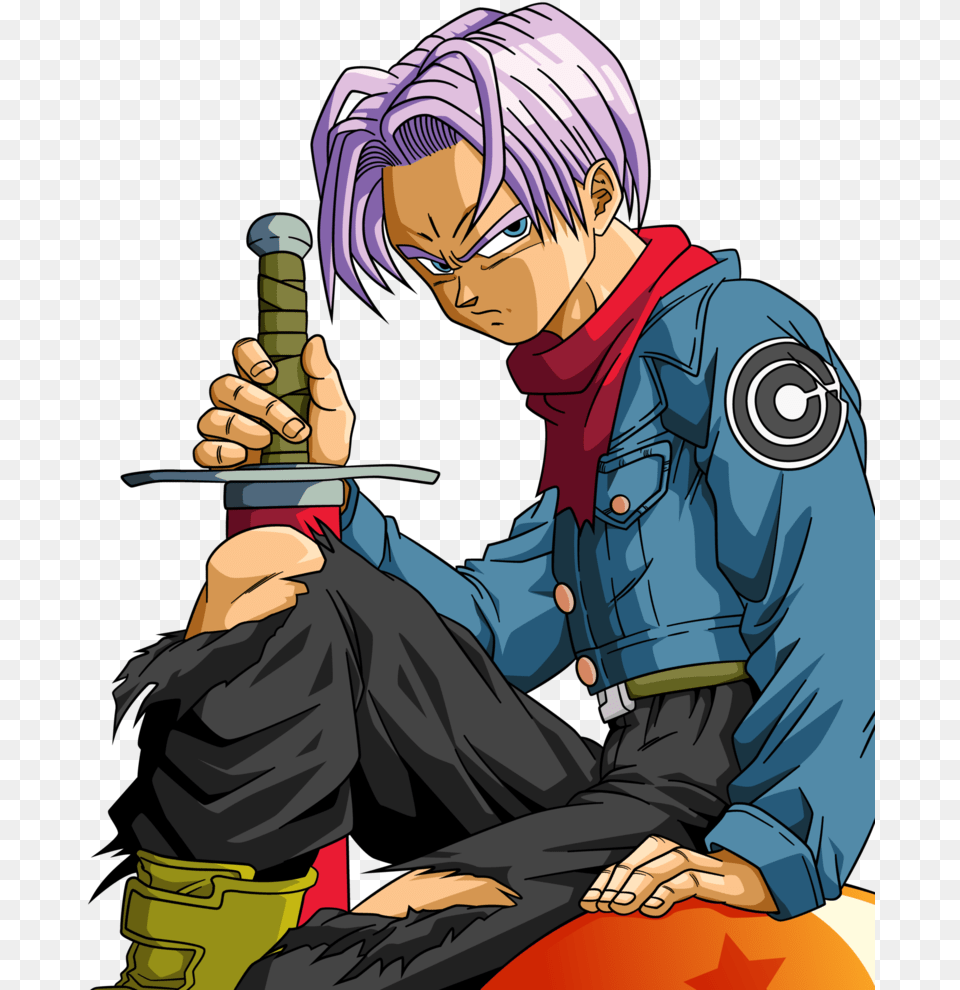 Some People Requested The Wallpaper Future Trunks, Book, Comics, Publication, Adult Free Png