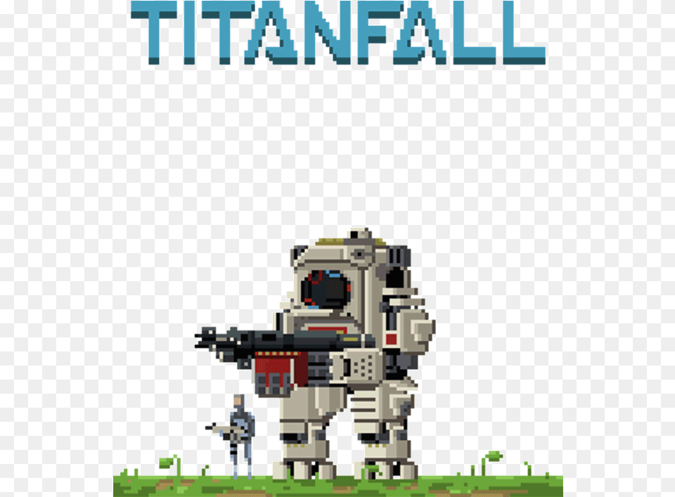 Some Pixel Art For You Titanfall Pixel Art, Robot Png