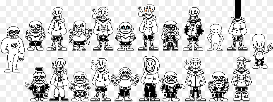 Some Underswap Takes Sprites First One My Take Ts Underswap Papyrus Sprite, Person, Baby, Face, Head Free Png