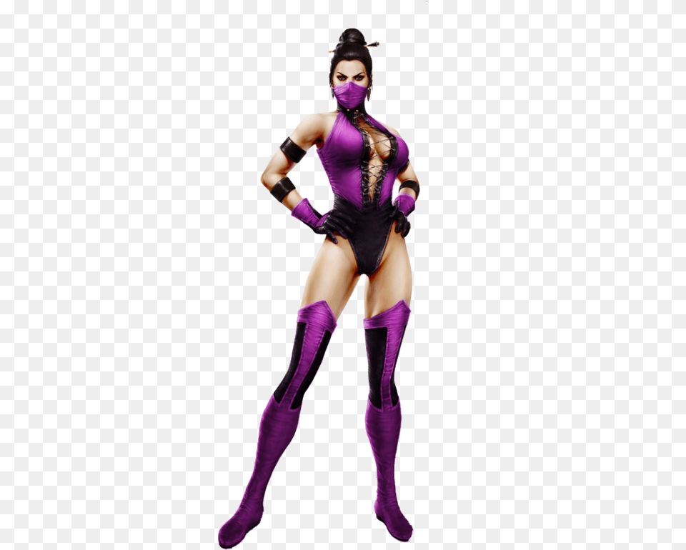 Someone Already Photoshopped It Into Kitana And Mileena Kitana Mortal Kombat X, Clothing, Costume, Spandex, Purple Png Image