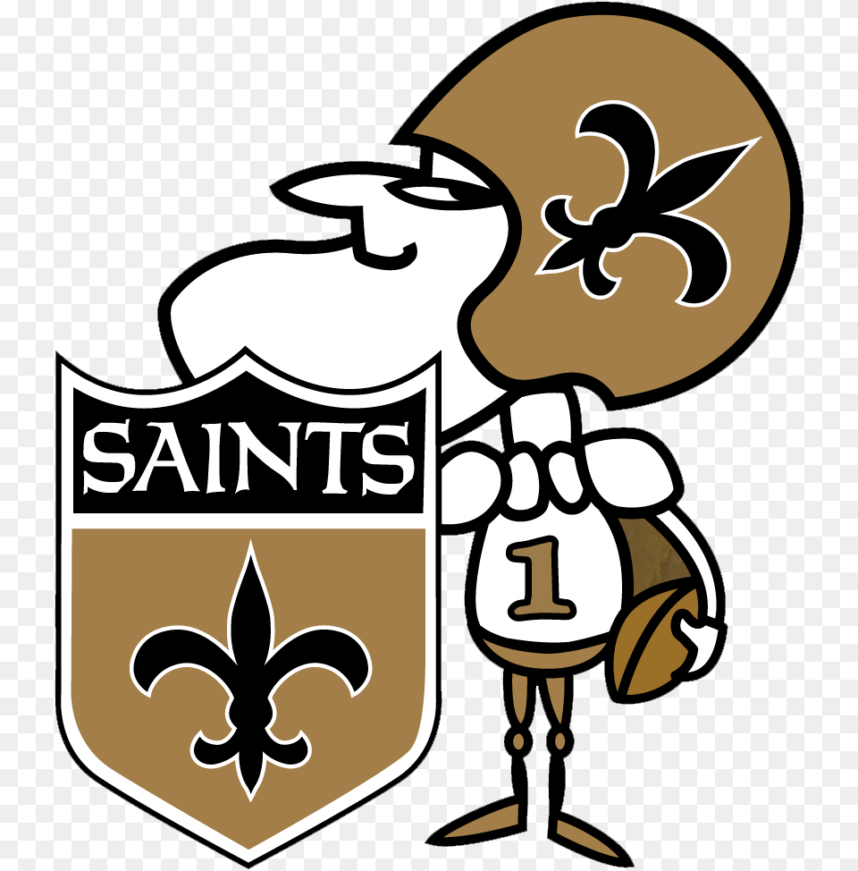 Someone Have The 1970s Saints Man Logo New Orleans Saints Man, Face, Head, Person, Symbol Png