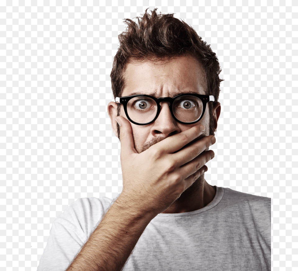 Someone In Shock, Accessories, Portrait, Photography, Person Free Png Download