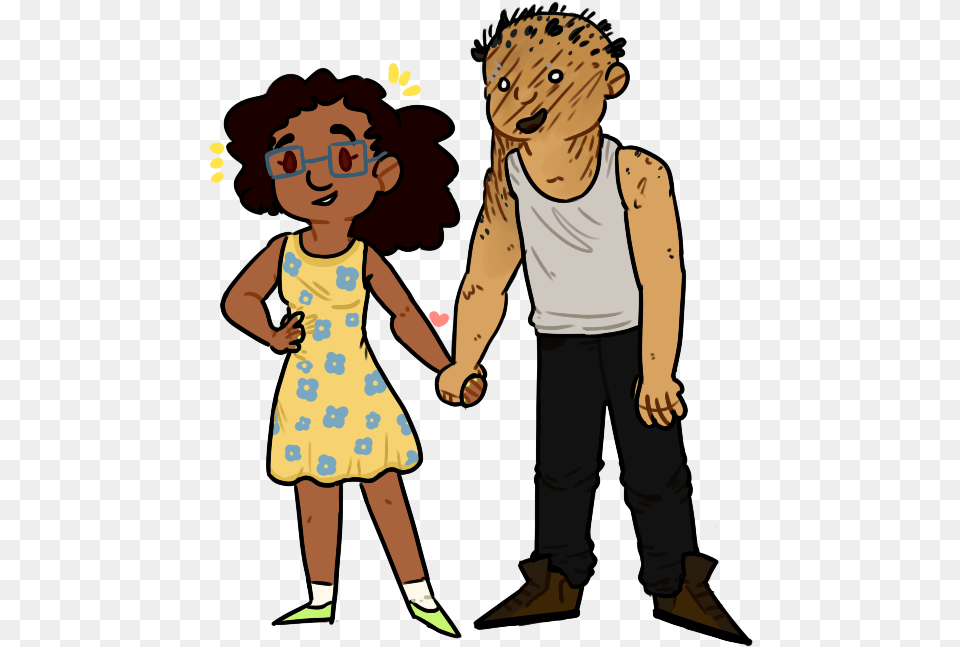 Someone Requested I Draw The Hillbilly X Claudette Cartoon, Girl, Person, Child, Female Png