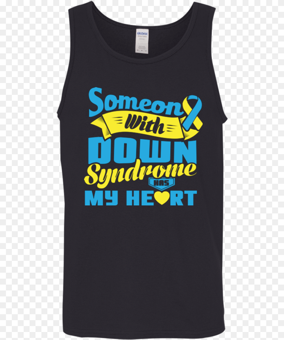 Someone With Down Syndrome Has My Heart Tank Top Active Tank, Clothing, T-shirt, Tank Top, Person Png