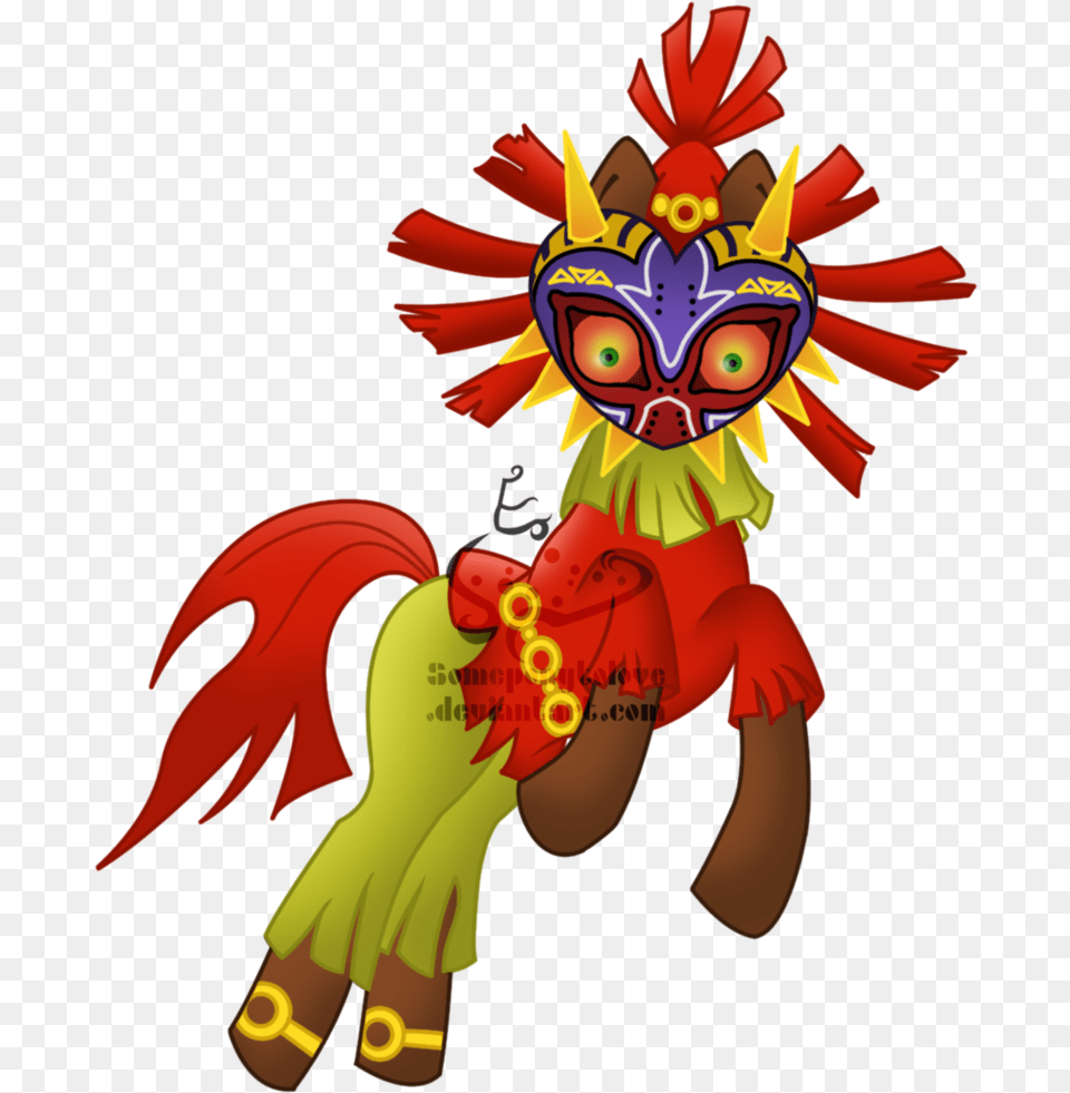 Someponytolove Majora39s Mask Ponified Possessed Cartoon, Baby, Person Png Image