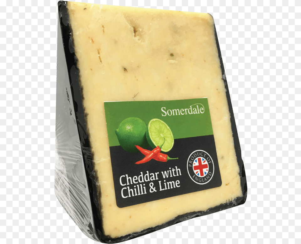 Somerdale Cheddar With Chilli And Lime Parmigiano Reggiano, Cheese, Food, Fruit, Plant Png