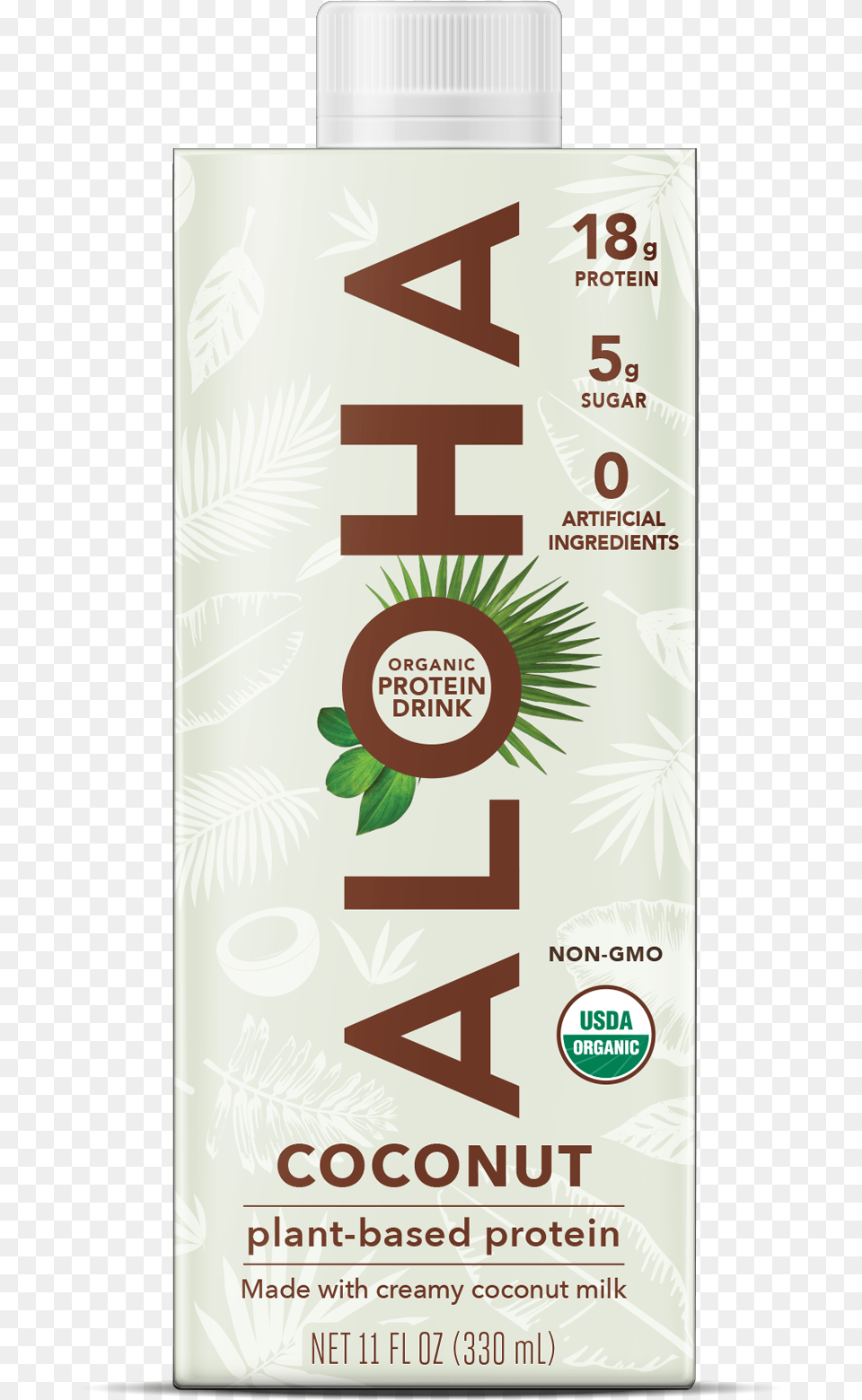 Something Aloha Organic Protein Drink, Bottle, Herbal, Herbs, Plant Free Png