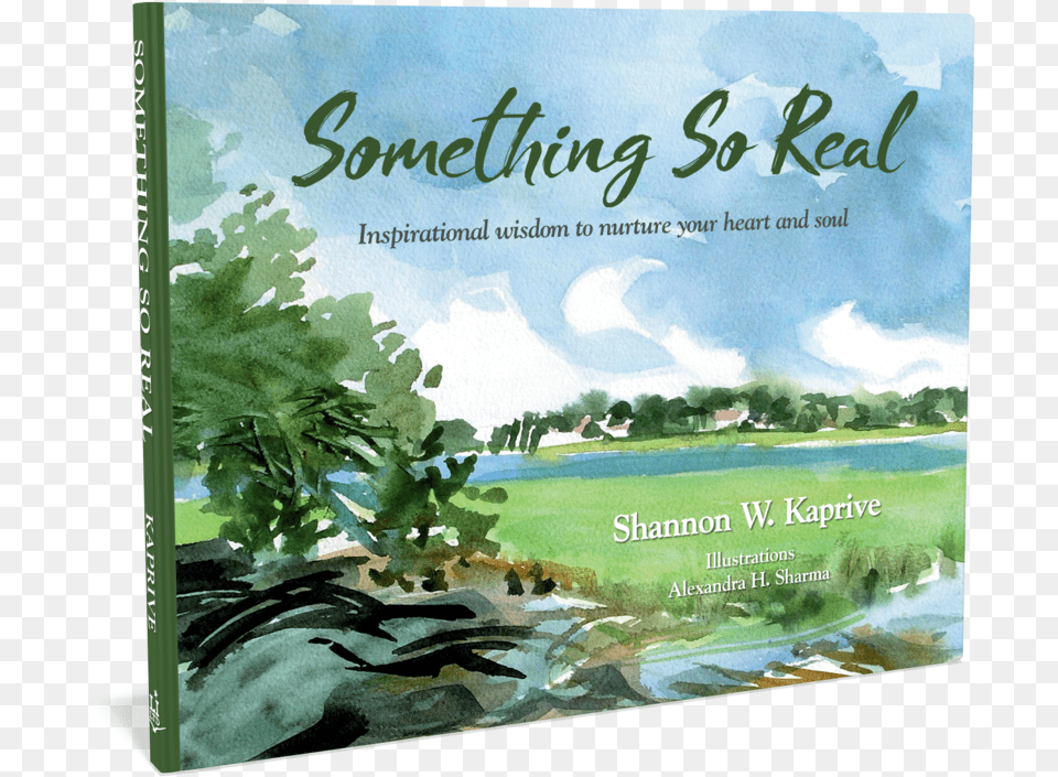 Something So Real Inspirational Book Watercolor Painting, Publication, Herbal, Herbs, Plant Free Transparent Png