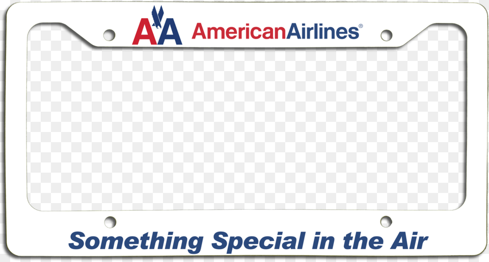 Something Special In The Air American Airlines, License Plate, Transportation, Vehicle, Blackboard Png Image
