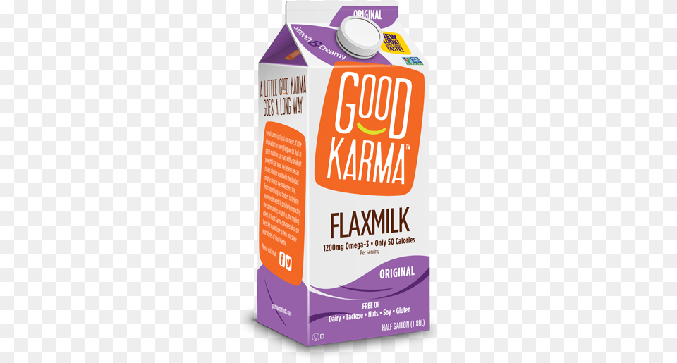 Sometimes There39s Just Nothing Quite Like The Original Good Karma Flax Milk, Beverage, Box, Juice, Food Free Png