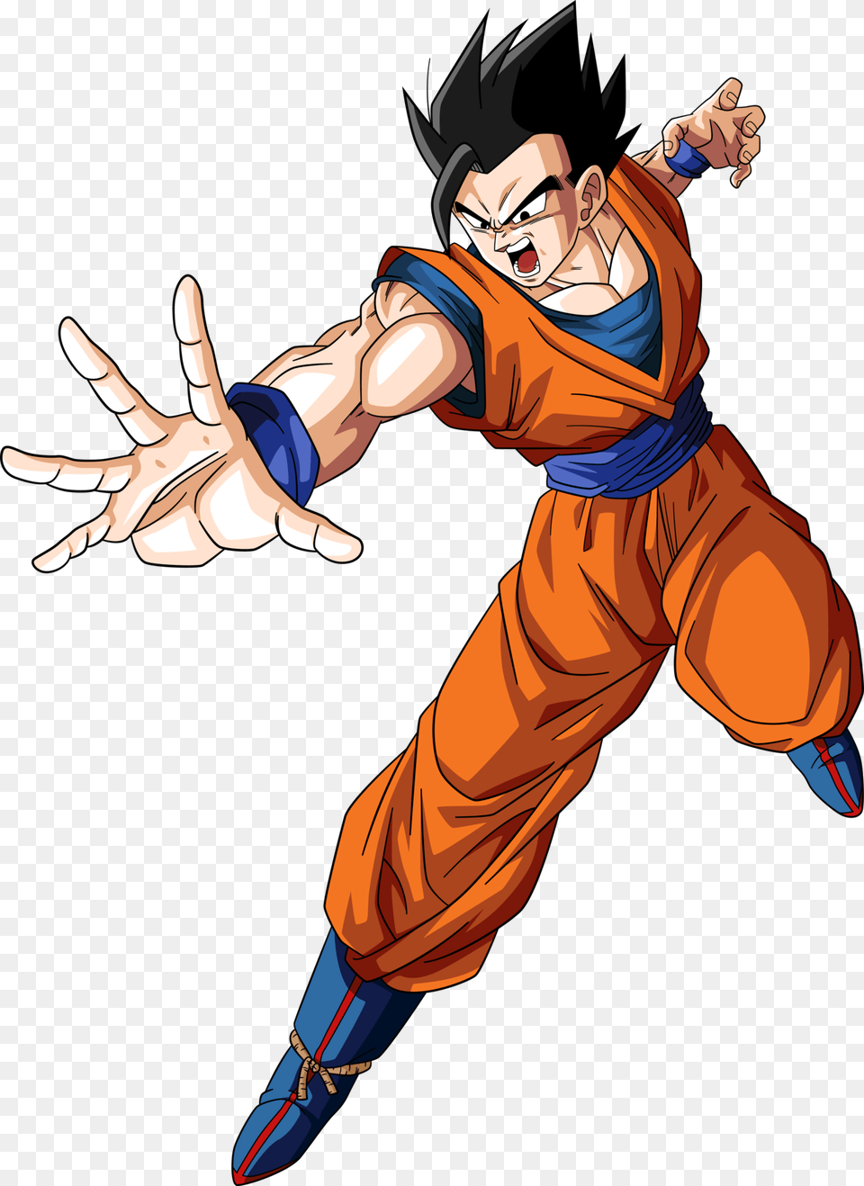 Son Gohan Dbz Arts Dragon Ball Goku And Dragon, Book, Comics, Publication, Adult Free Transparent Png