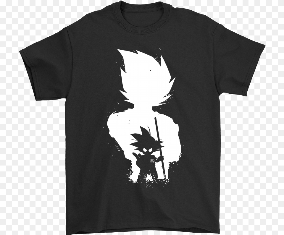 Son Goku Black And White Dragon Ball Shirts Iphone 11 Pro Max Wallpaper 4k, Clothing, T-shirt, Face, Head Free Transparent Png