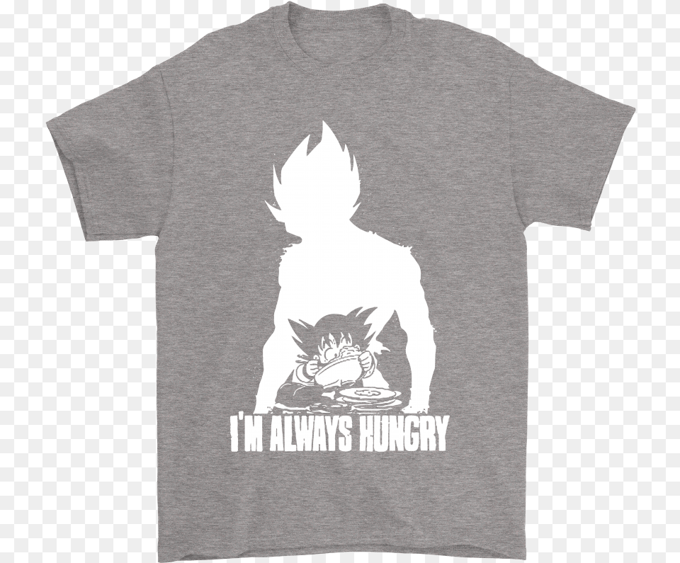 Son Goku I M Always Hungry Dragon Ball Shirts Im Always Hungry T Shirt, Clothing, T-shirt, Animal, Bird Free Png Download
