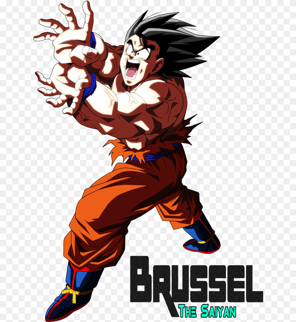 Son Goku Kamehameha By Brusselthesaiyan Goku Kaioken Kamehameha, Book, Comics, Publication, Person Png