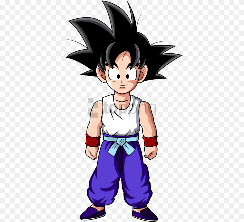 Son Goku Kid With Transparent Background Kid Goku Training, Book, Publication, Comics, Baby Png Image