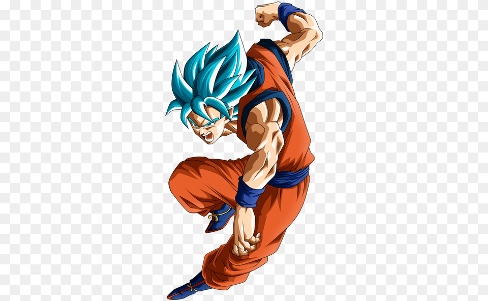 Son Goku Super Saiyan Blue By Nekoar Daqevze Super Saiyan Blue Goku Manga, Book, Comics, Publication, Person Free Png