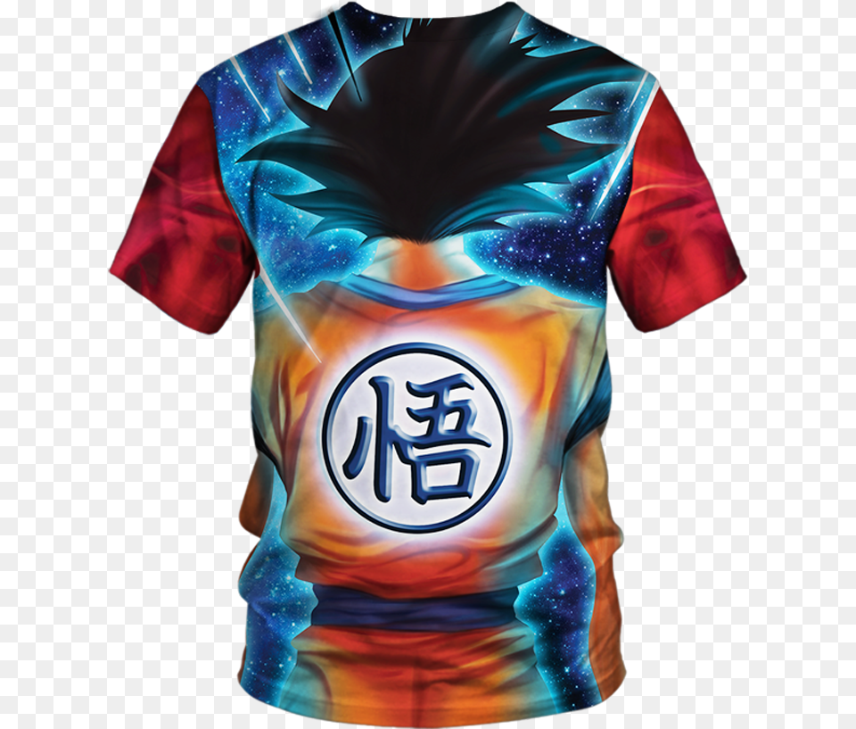 Son Goku Super Saiyan Rose Blue Aura Dragon Ball, Clothing, Shirt, T-shirt, Person Png