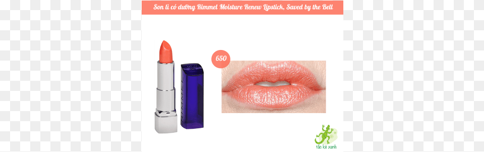 Son L Dng Rimmel Moisture Renew Lipstick Rimmel Moisture Renew 650 Saved By The Bell, Cosmetics Png Image