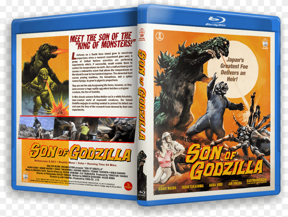 Son Of Godzilla Blu Ray, Book, Publication, Person, Adult Free Png Download
