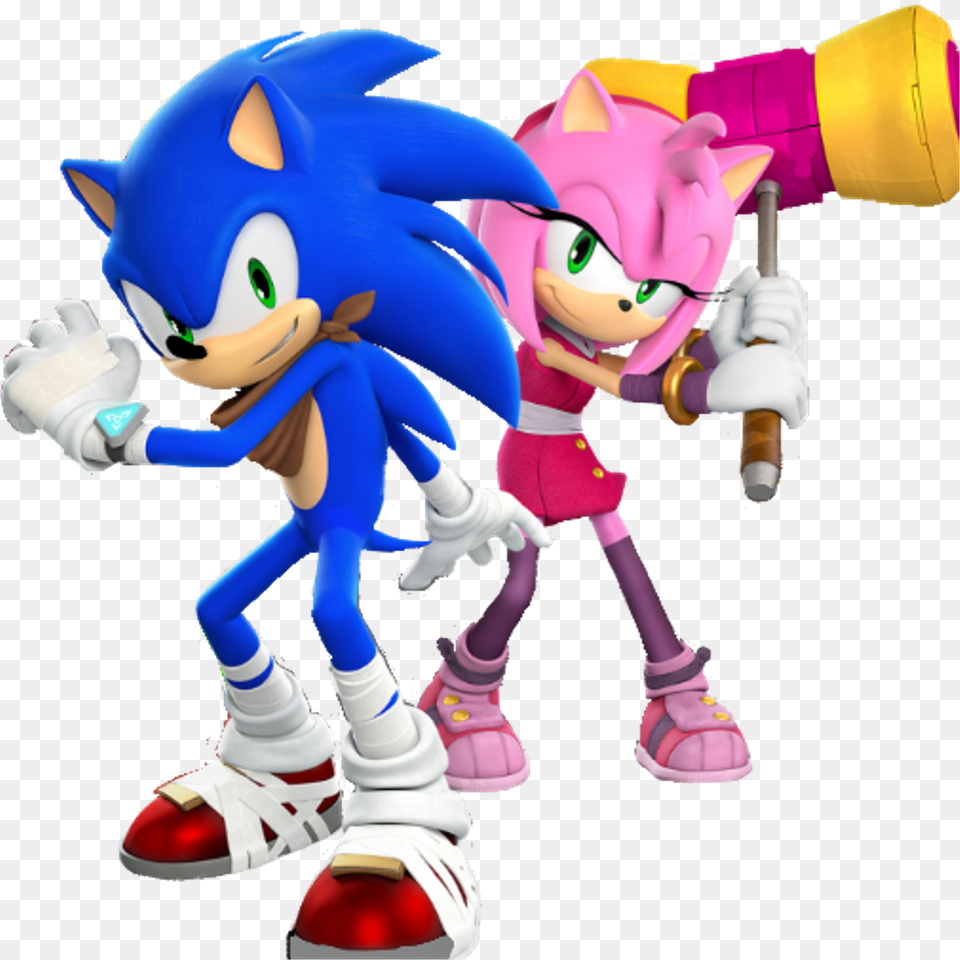 Sonamy Sticker Amy Rose Sonic Boom Rise Of Lyric, Baby, Face, Head, Person Free Png Download