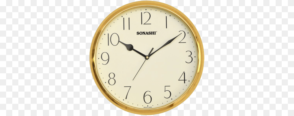 Sonashi Swc 801 Wall Clock Gold Wall Clock Golden, Analog Clock, Wall Clock Free Transparent Png