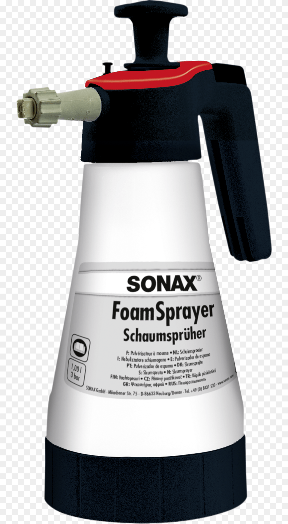 Sonax Foamsprayer 1l Sonax Cleaning And Polishing Like A, Bottle, Shaker, Can, Spray Can Png