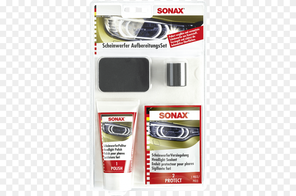 Sonax Headlight Restoration Kit 745 Headlight Restoration Kit By Sonax, Bottle Free Transparent Png