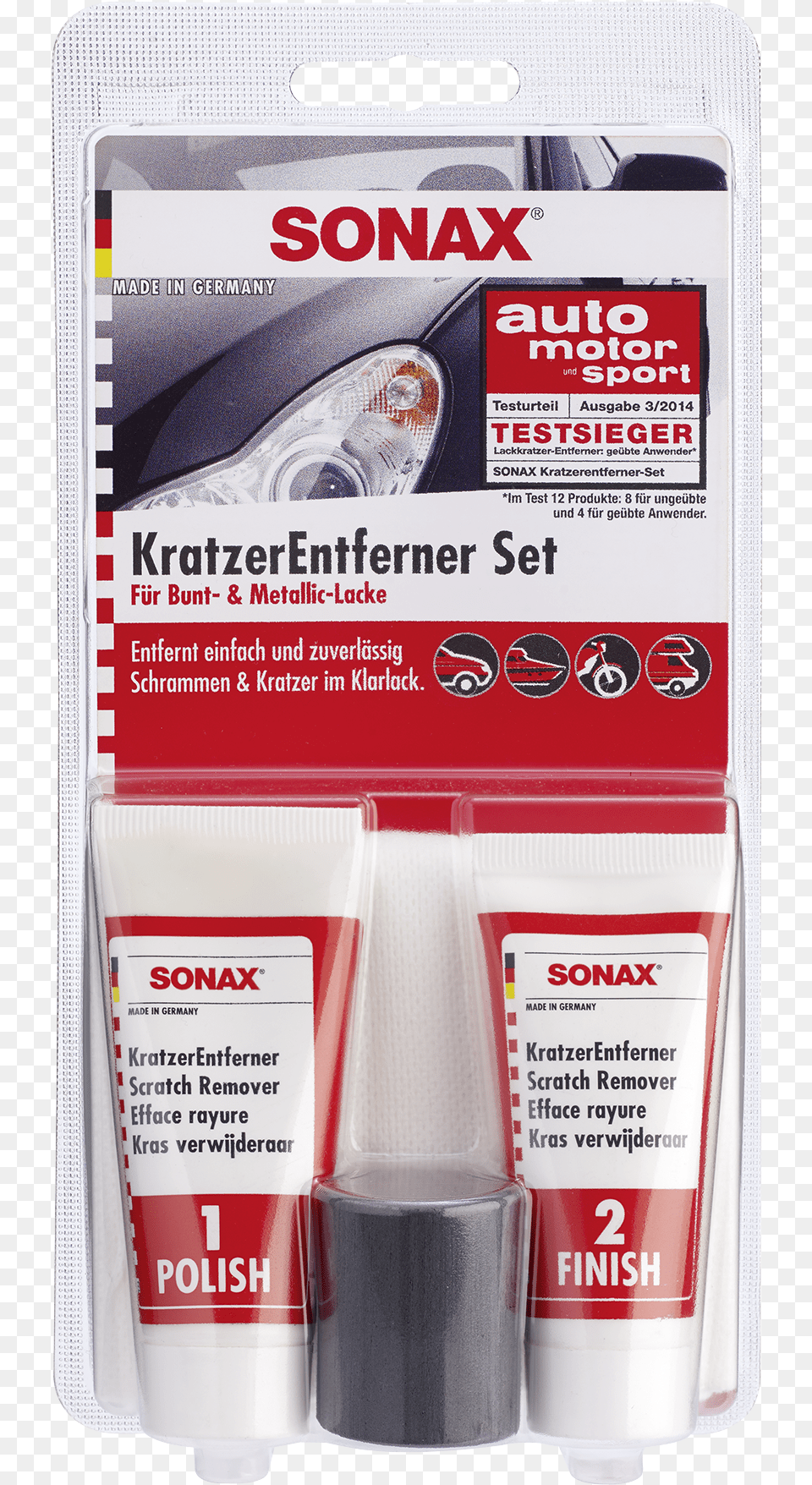 Sonax Paint Scratch Remover Set Sonax Sada Na Odstraovn Rh Z Laku, Bottle, Cosmetics Png