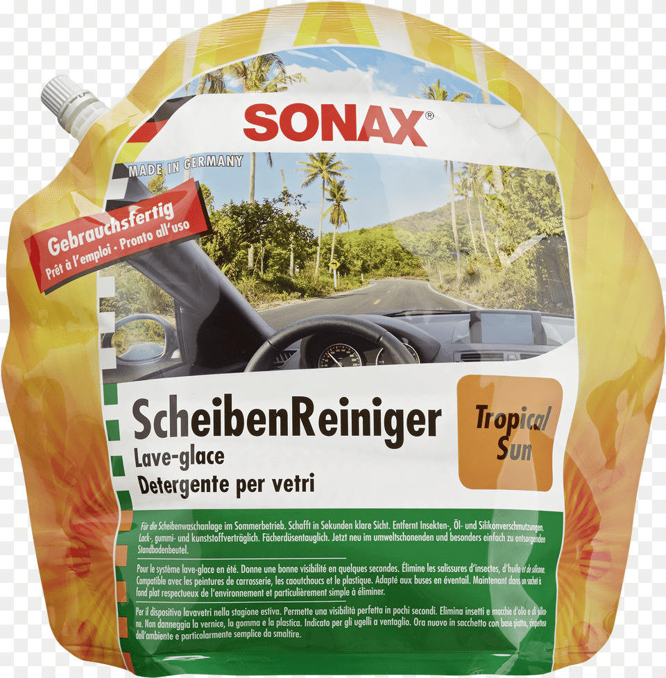 Sonax Windscreen Wash Ready To Use Tropical Sun Lemon Free Png