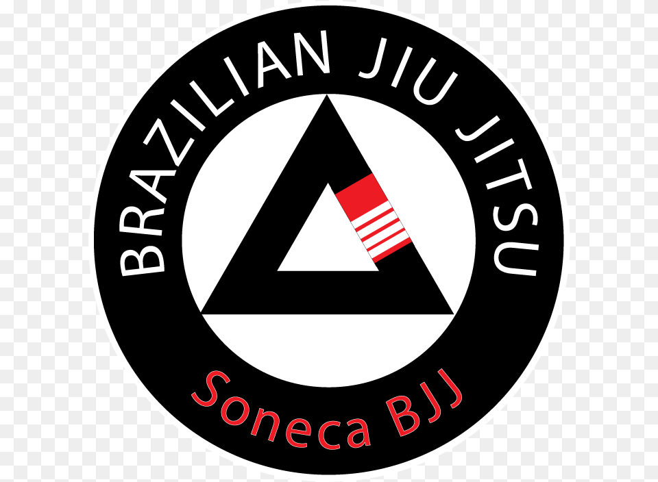 Soneca Bjj Emblem, Logo, Triangle, Disk Free Png Download