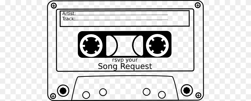 Song Request Clip Art, Cassette Free Transparent Png