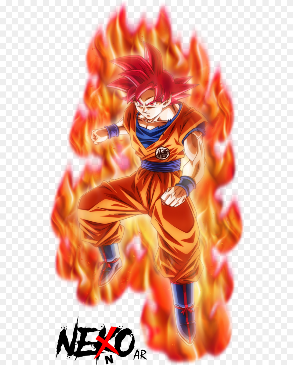 Songoku Super Saiyan God, Book, Comics, Publication, Adult Png Image