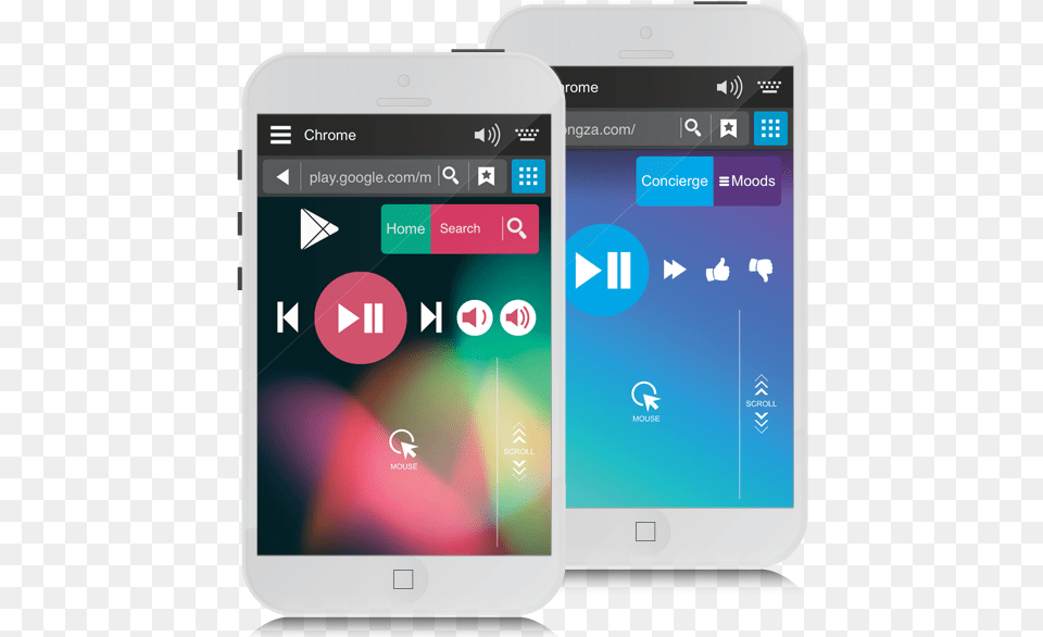 Songza And Google Play Music Smartphone, Electronics, Mobile Phone, Phone, Iphone Free Transparent Png