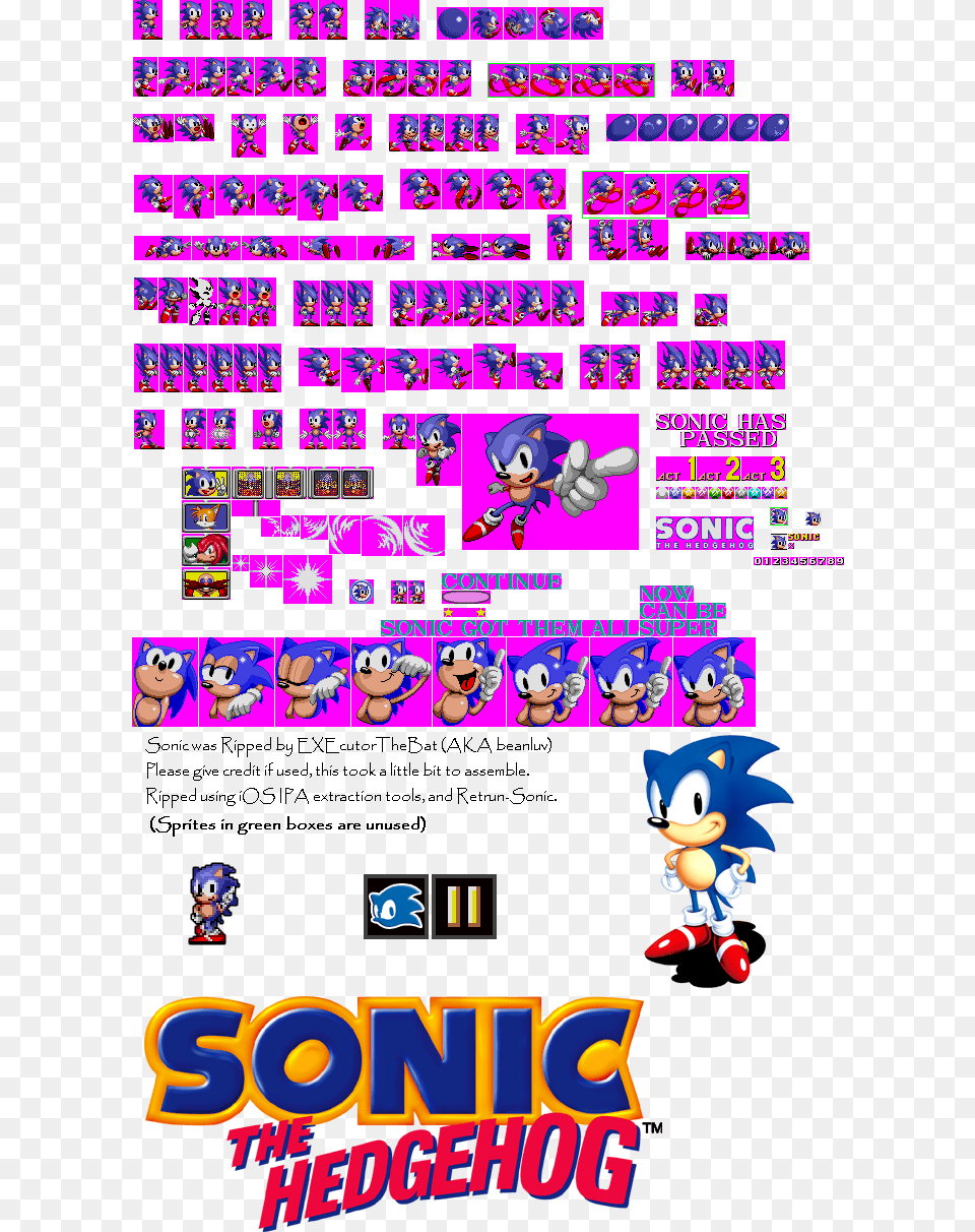 Sonic 1 Remastered Sprites, Toy, Person, Baby Png Image