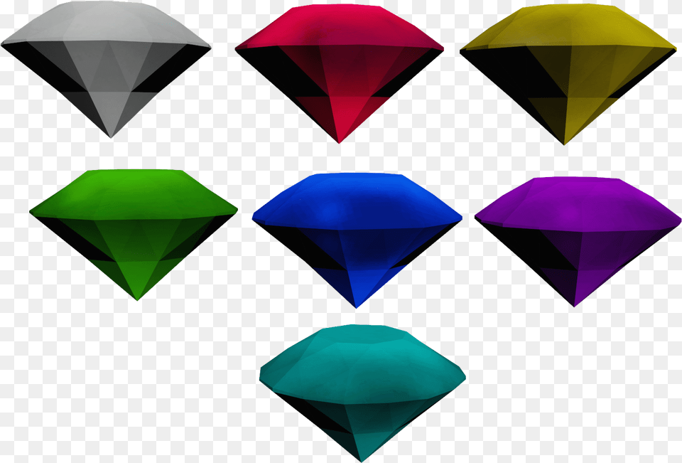 Sonic 2006 Chaos Emeralds Sonic 06 Chaos Emeralds, Accessories, Diamond, Gemstone, Jewelry Free Png Download