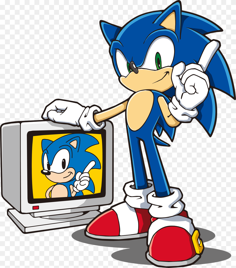 Sonic 20th Anniversary, Cartoon, Electronics, Hardware Free Png Download