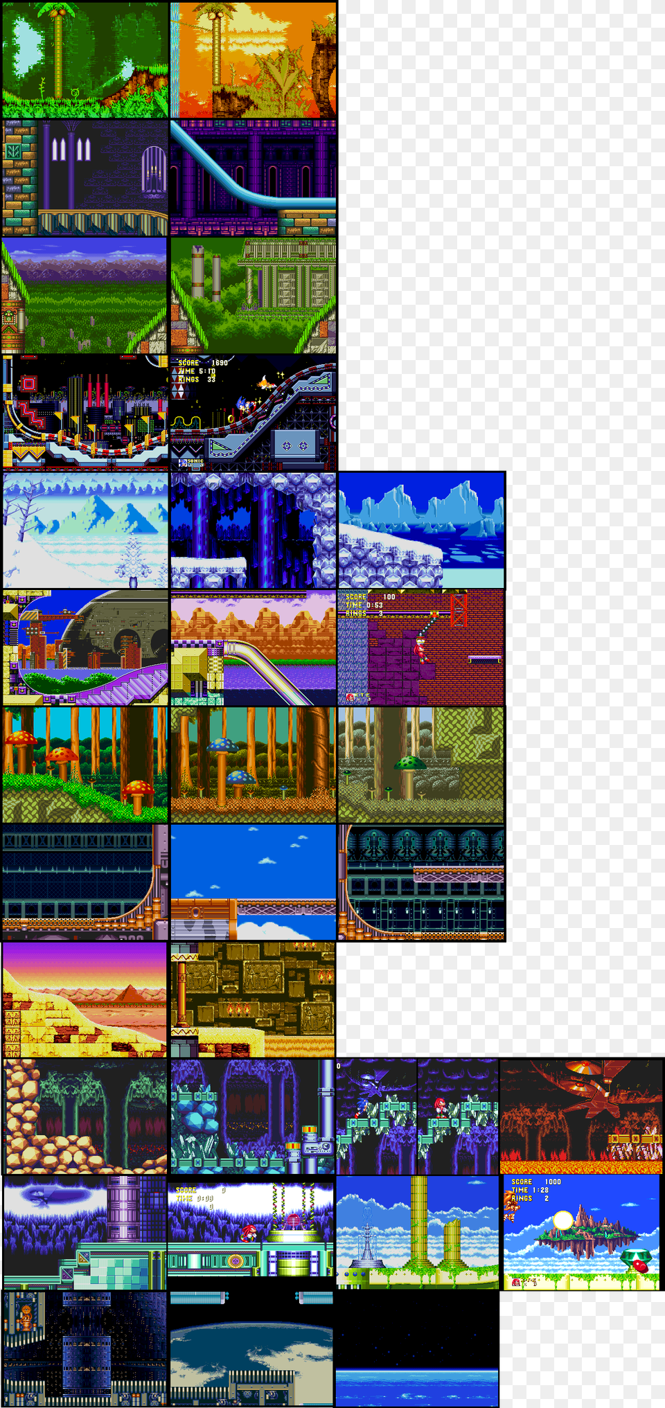 Sonic 3 Death Egg Act 2 Background, Art, Collage, Urban Png Image