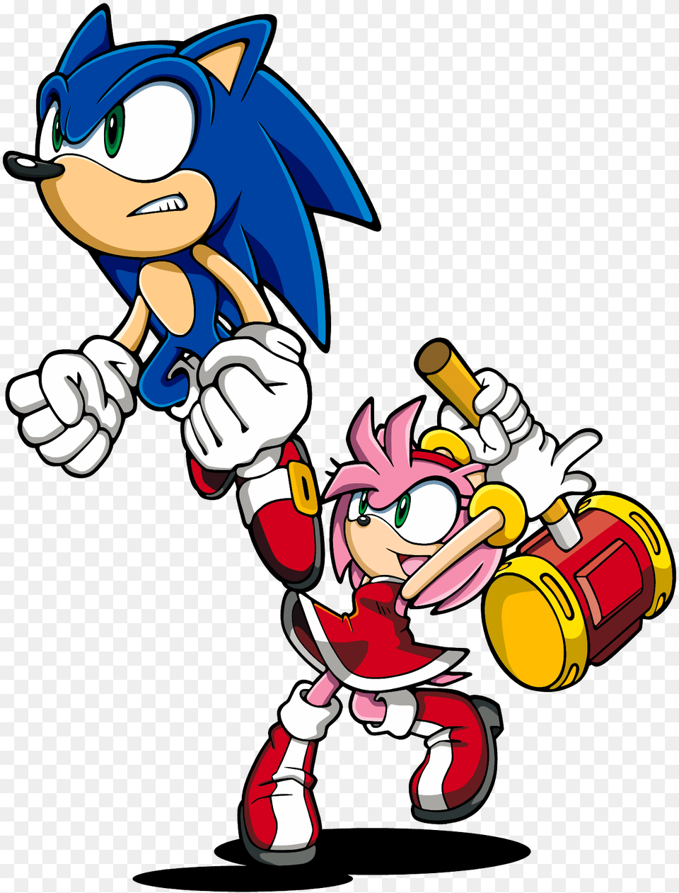 Sonic Advance 3 Sonic And Amy, Face, Head, Person, Cartoon Png Image