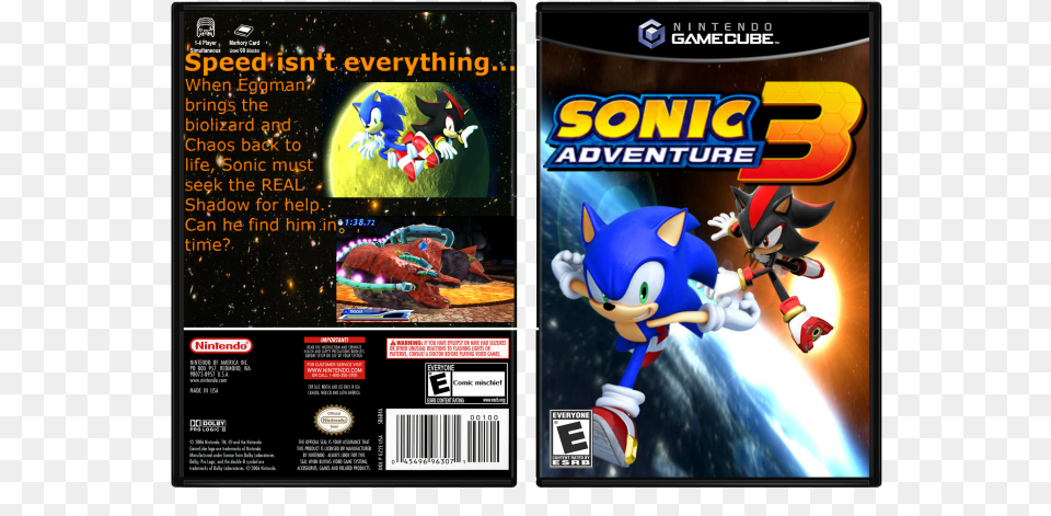 Sonic Adventure 3 Sonic Adventure Dx Director39s Cut Gamecube Game, Super Mario Free Transparent Png