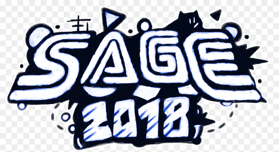 Sonic Amateur Games Expo 2018, Art, Graffiti, Sticker, Text Png Image