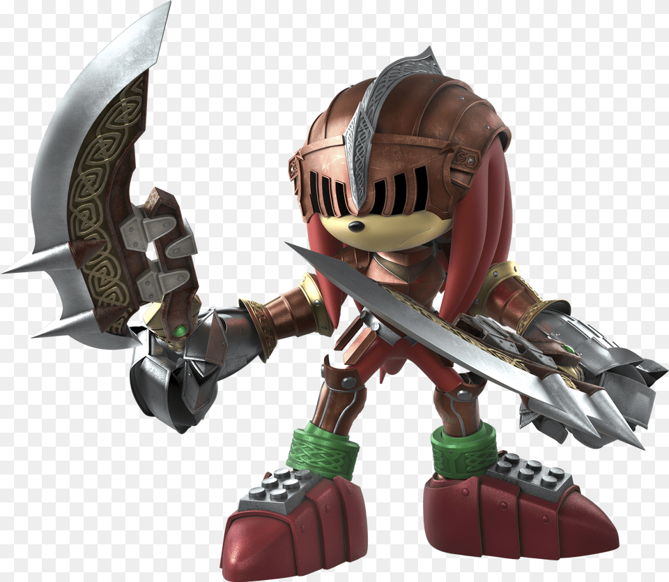 Sonic Amp The Black Knight Knuckles Sonic And The Black Knight, Sword, Weapon, Person, Helmet Png Image