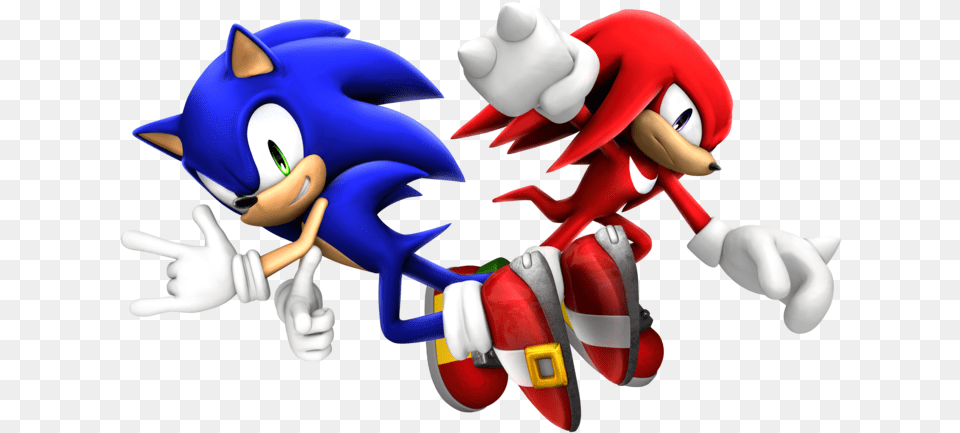 Sonic And Knuckles By Fentonxd D5d5zuy Sonic The Hedgehog With Knuckles, Baby, Person Free Png Download