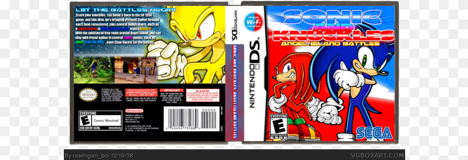 Sonic And Knuckles Magnetica Nintendo Ds 2006, Book, Comics, Publication, Baby Free Transparent Png